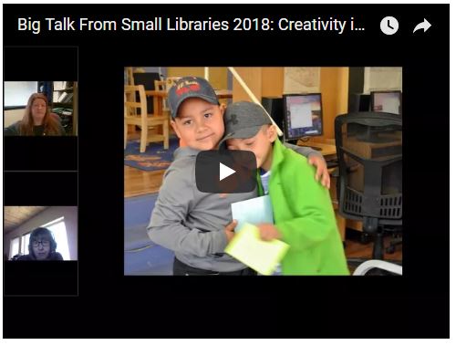 Presentation for “Big Talk From Small Libraries”